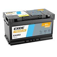 85Ah R+ Exide Premium 12V 800 А (ДШВ: 315*175*175мм), корпус: Euro, клеммы: конуc