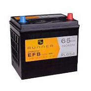 65Ah R+ Runner EFB 12V 680 А (ДШВ: 229*175*222мм), корпус: Asia(б/б), клеммы: конуc