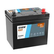 60Ah R+ Exide EFB 12V 520 А (ДШВ: 230*173*220мм), корпус: Asia(б/б), клеммы: конуc