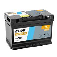 77Ah R+ Exide Premium 12V 760 А (ДШВ: 278*175*190мм), корпус: Euro, клеммы: конуc